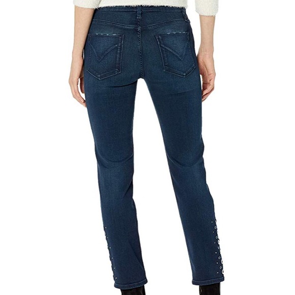 $275 NWT HUDSON denim jean NICO mid rise cigarette pant super stretch - Picture 2 of 8